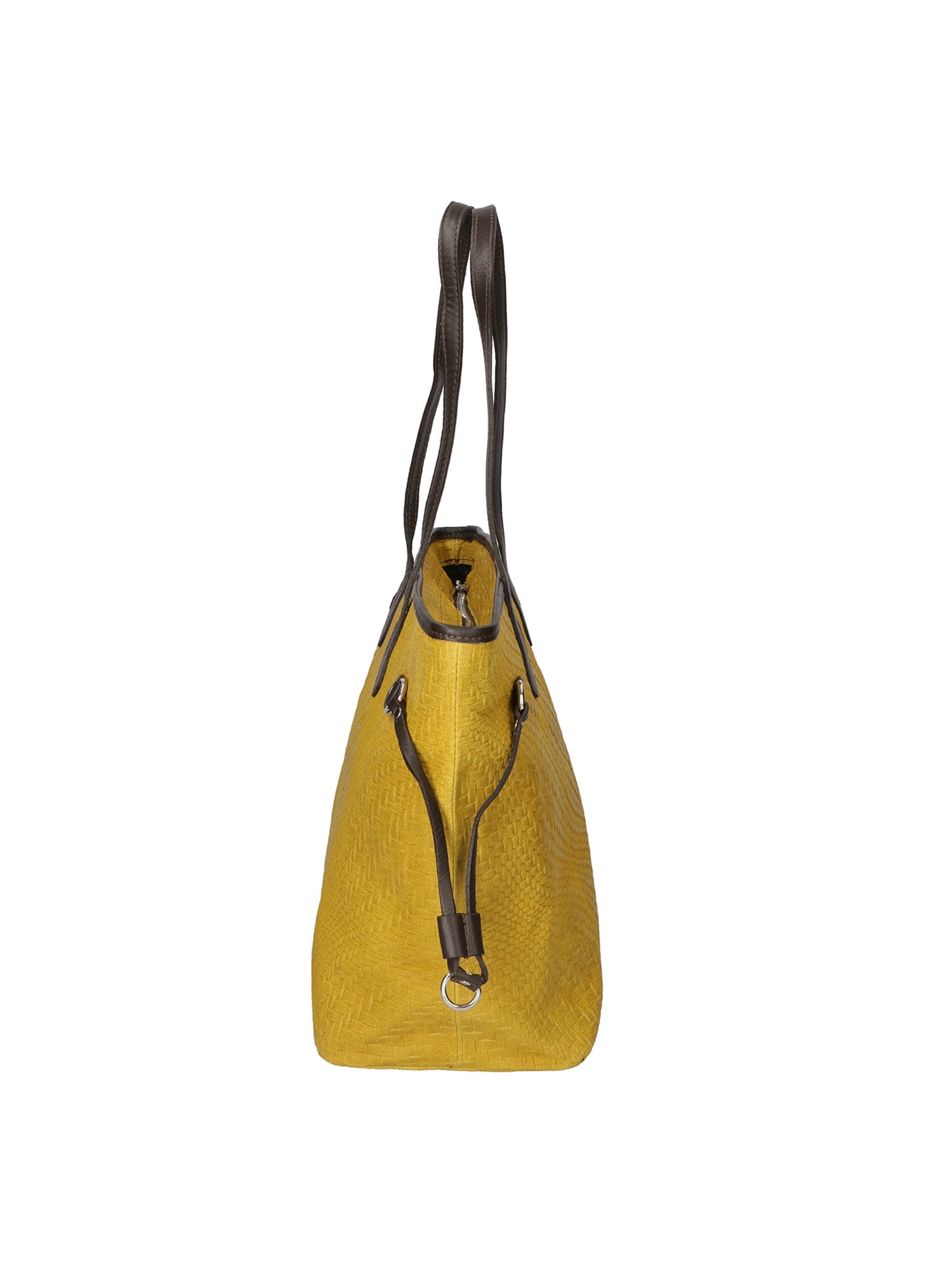 Emiliana Borsa a spalla da donna Vera pelle 80061-GIALLO Chiara Ferretti