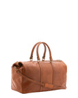 Borsa da viaggio unisex vera pelle 100% cotone 4546-MIELE Alessia Firenze