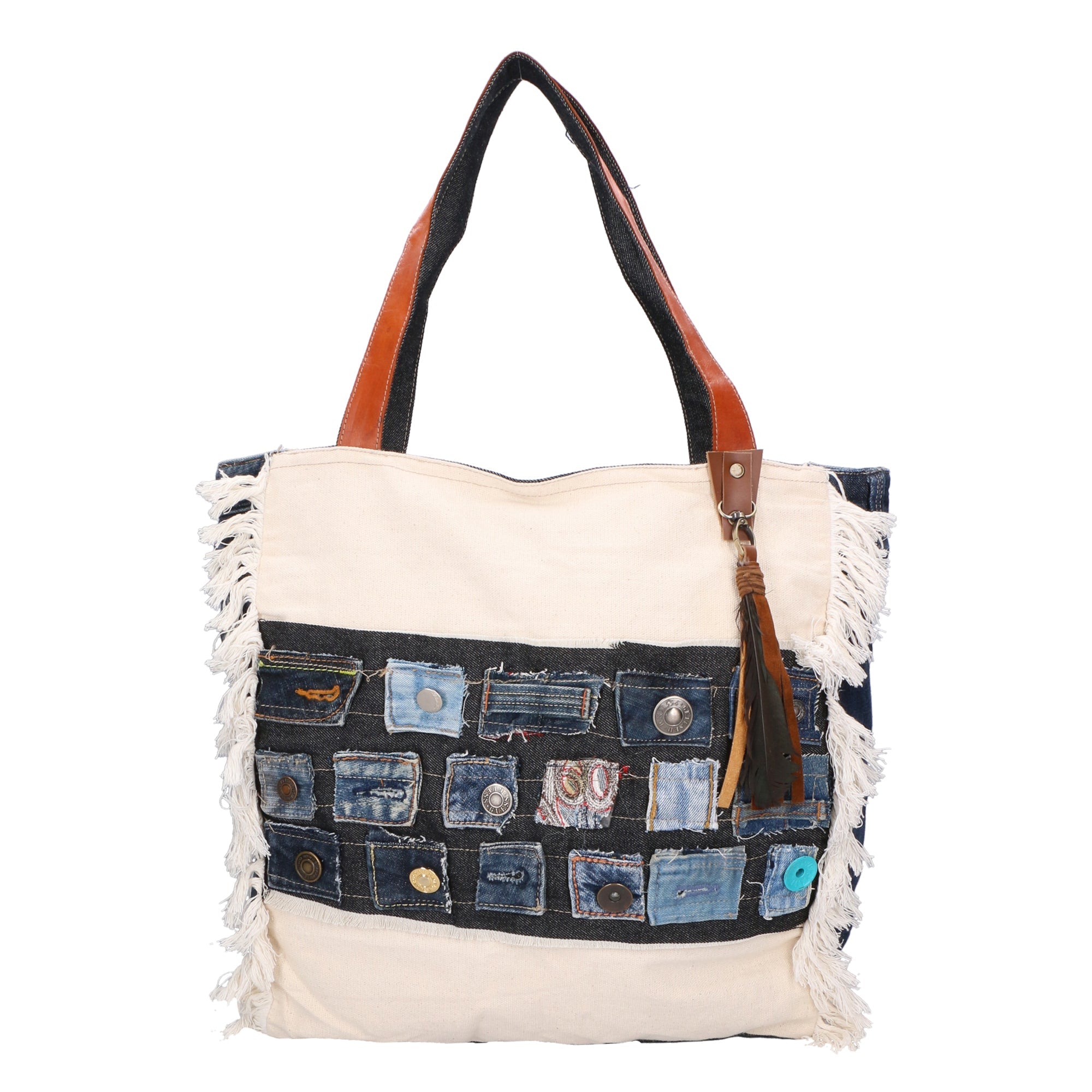 Janet Borsa a spalla da donna Cotone e Jeans 88108-JEANS 012 Chiara Ferretti