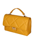 Vita Damen-Schultertasche aus echtem Leder, hergestellt in Italien, 16 x 28 x 8 cm