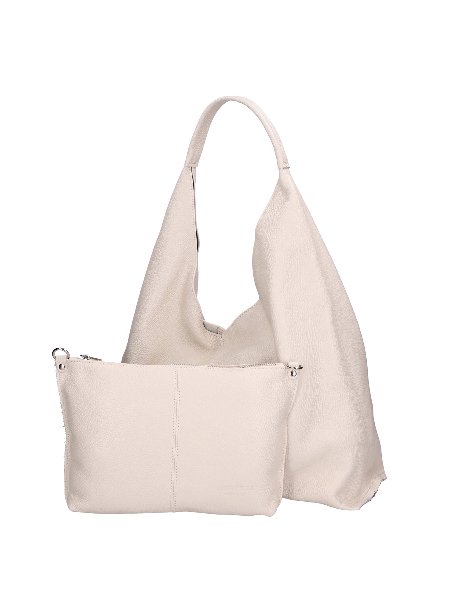 Ginger Borsa a spalla da donna Vera pelle 05788-D37 BEIGE  Chiara Ferretti