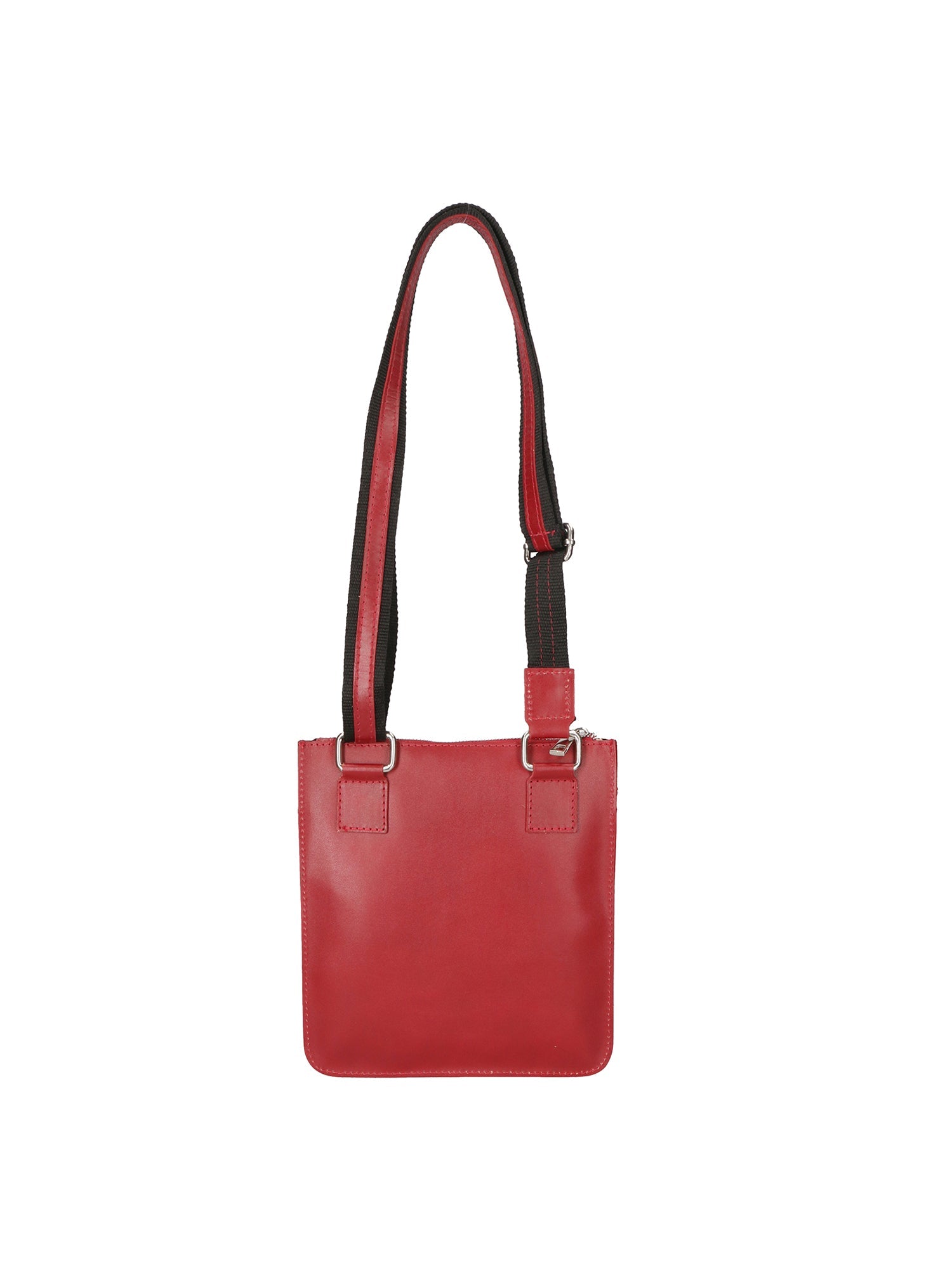 Flaviana Borsa a tracolla unisex Vera pelle 9117-ROSSO RED Chiara Ferretti