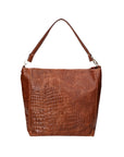 Valtera Damen-Schultertasche aus echtem Leder, hergestellt in Italien, 32 x 31 x 15 cm