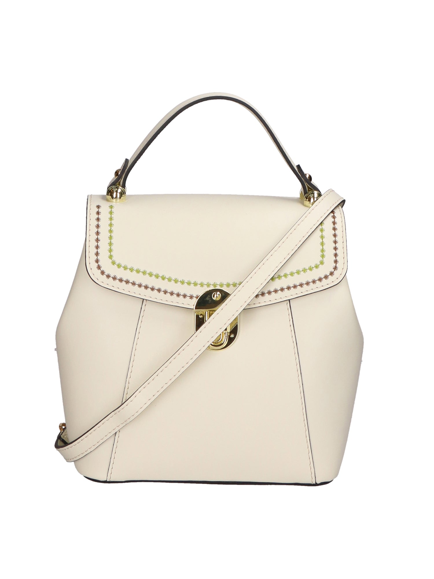 Giuditta Borsa a mano da donna 100% pelle 05937-L804 BEIGE Chiara Ferretti