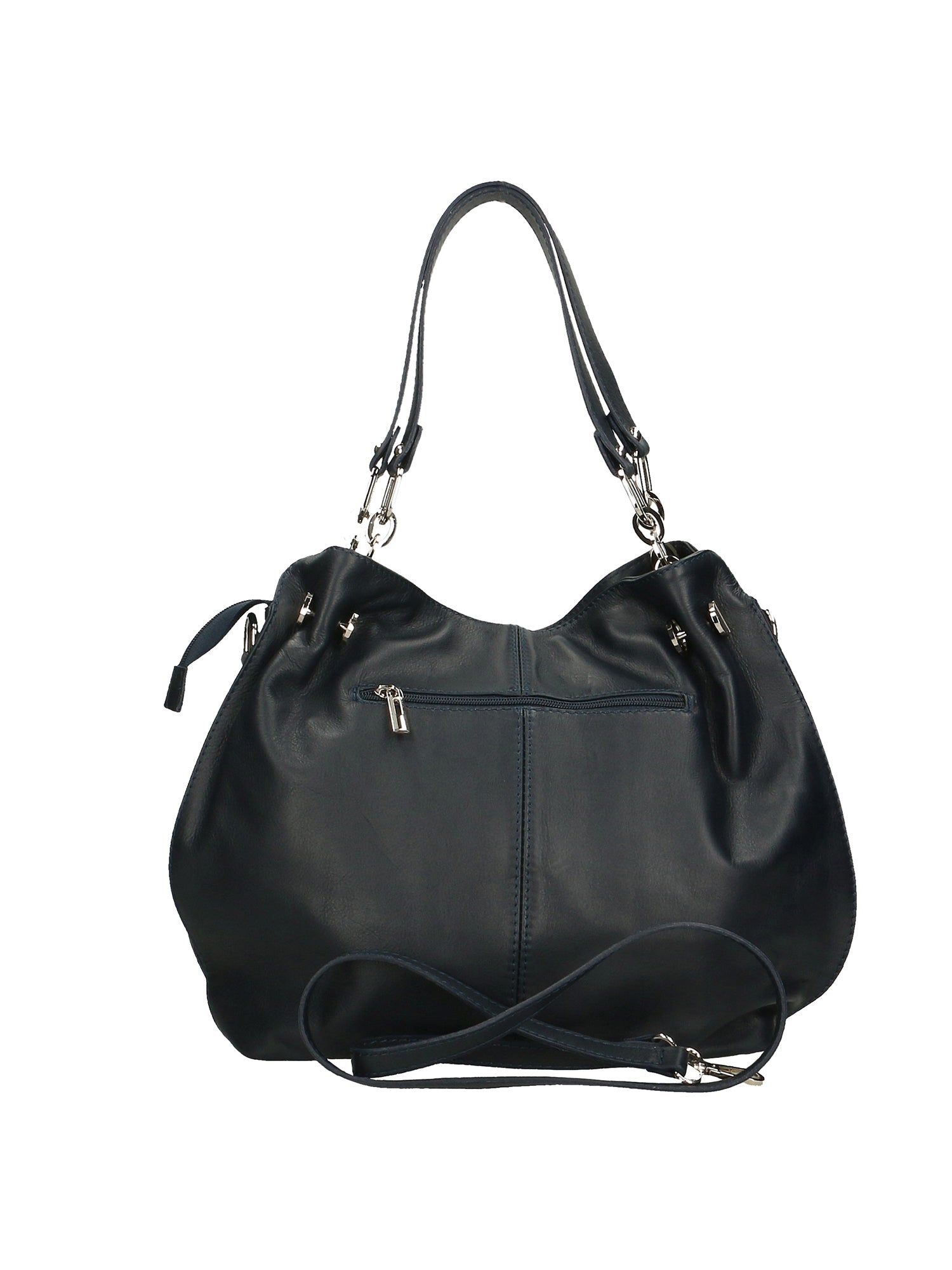 Ereba Borsa a mano da donna Made in Italy 100% pelle 3305-S24 BLU JEANS Chiara Ferretti