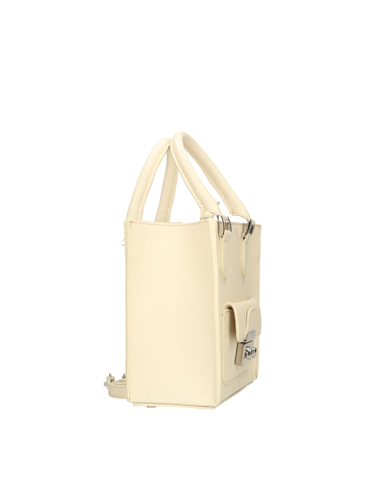 Iolara Borsa a mano da donna Vera Pelle 8655-BEIGE Chiara Ferretti