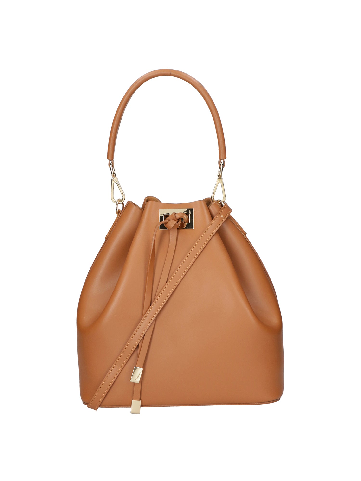 Erina Borsa a mano da donna Vera pelle 8073-L128 CUOIO Chiara Ferretti