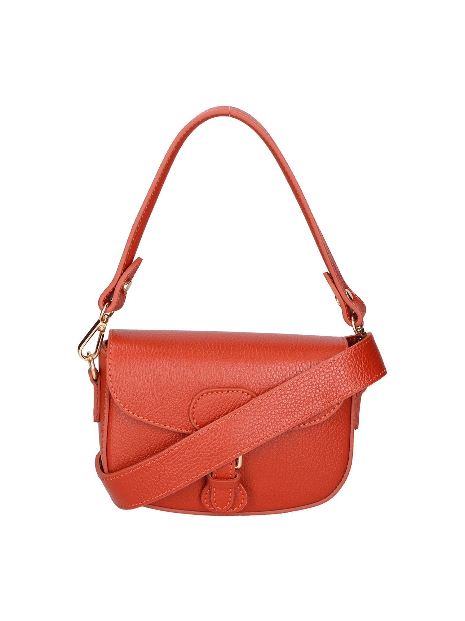 Viktoria Borsa a spalla da donna Vera pelle 06526-D61 MATTONE(HP) Chiara Ferretti