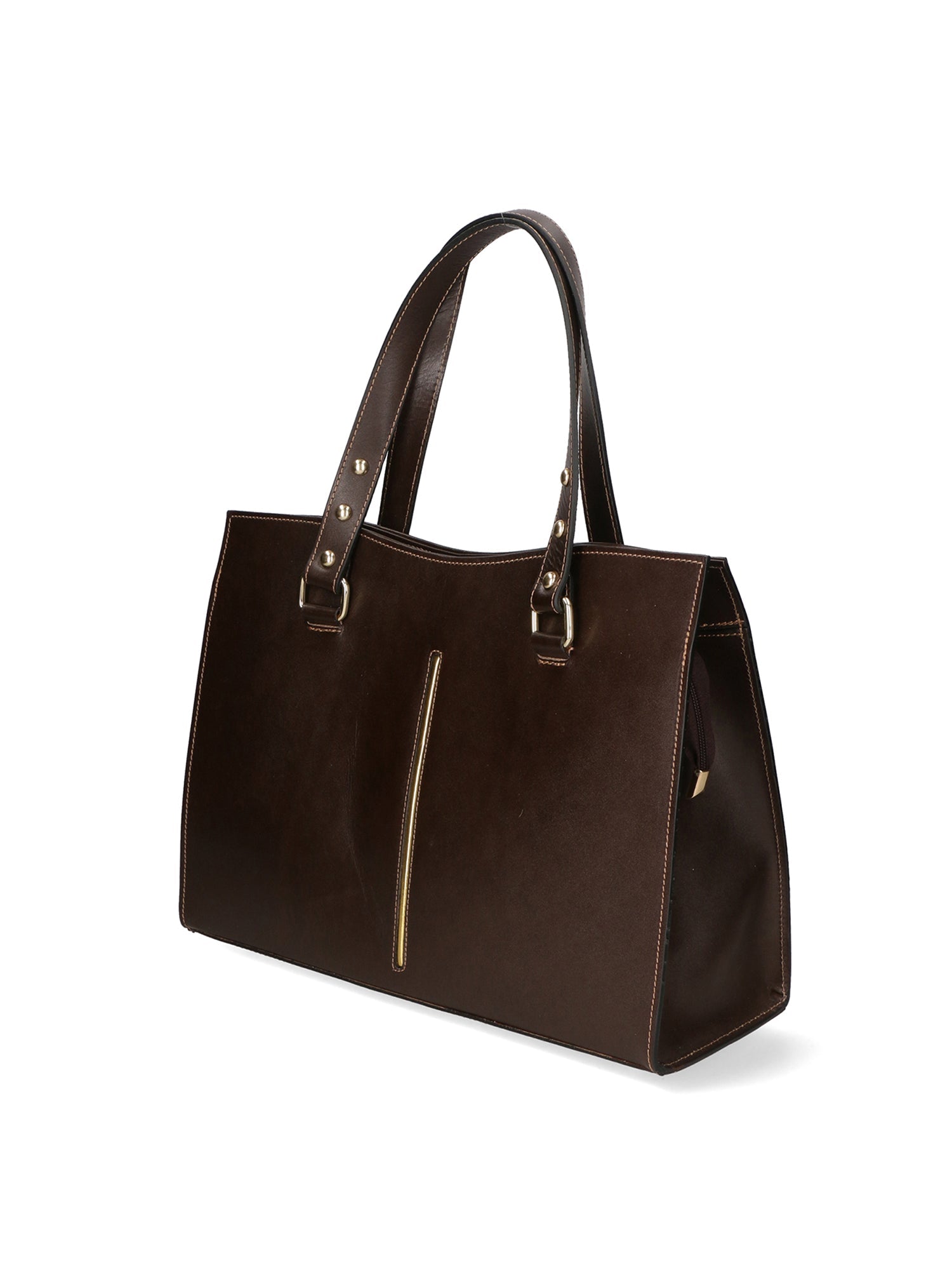 Frida Damenhandtasche aus echtem Leder, hergestellt in Italien, 28 x 38 x 12 cm
