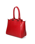 Fatima Borsa a mano da donna 100% pelle 9060-ROSSO RED Chiara Ferretti
