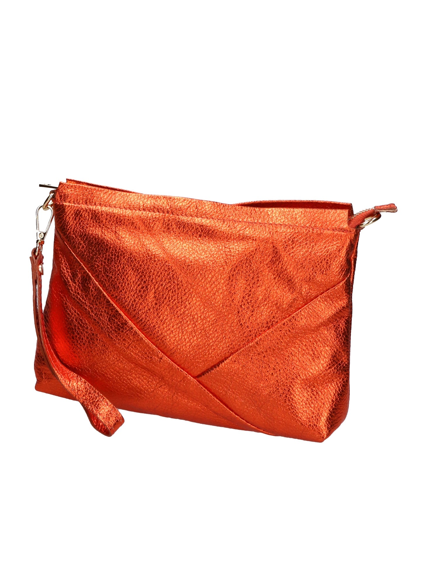Pochette da Donna Giorgia in Vera Pelle Made in Italy 19x27x2 cm