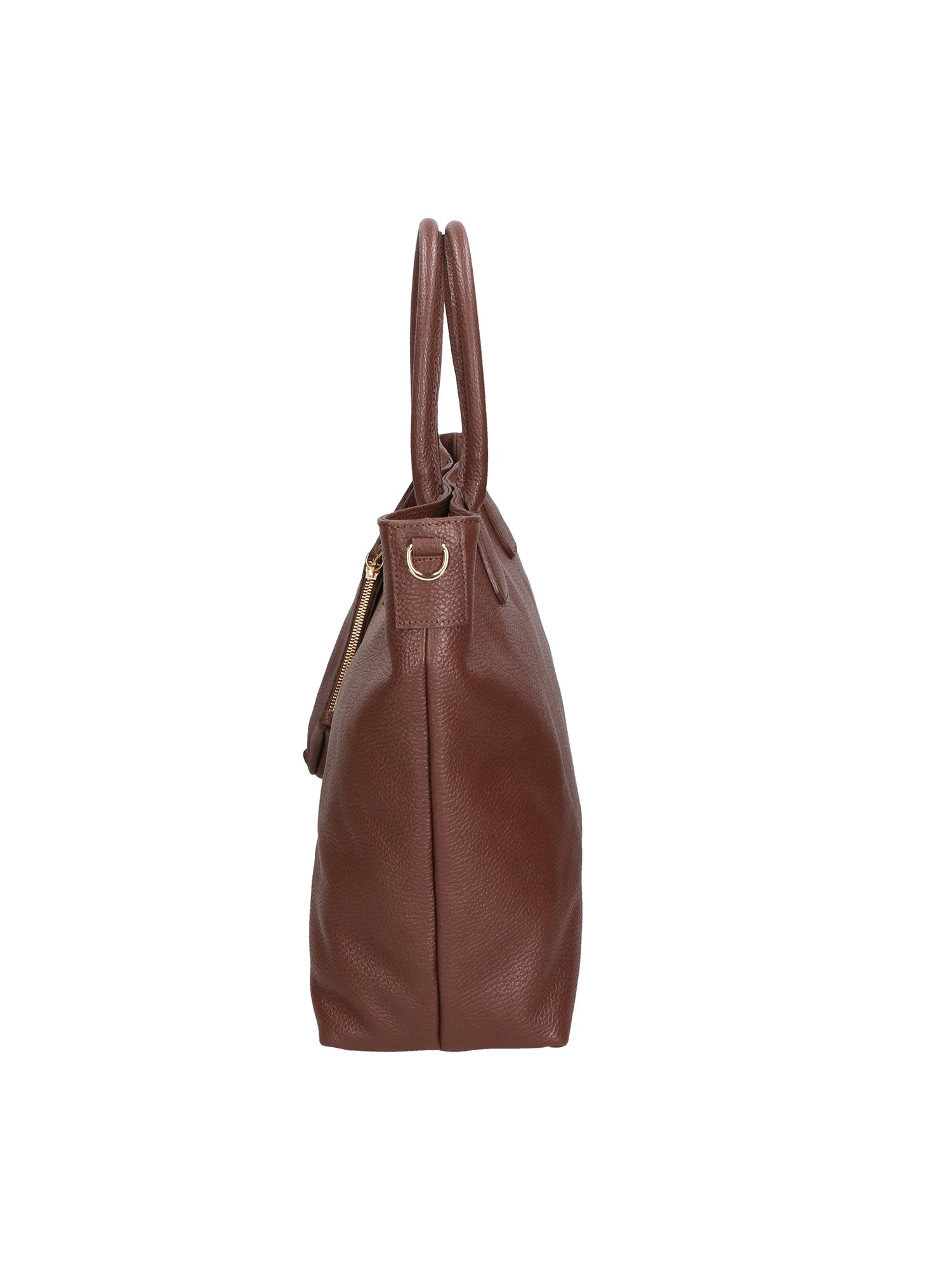 Wladimira Women's Shoulder Bag in Genuine Leather Made in Italy 43x33x9 cm