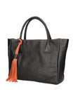 Women's Shoulder Bag in Genuine Leather Made in Italy 27.5x46x10 cm
