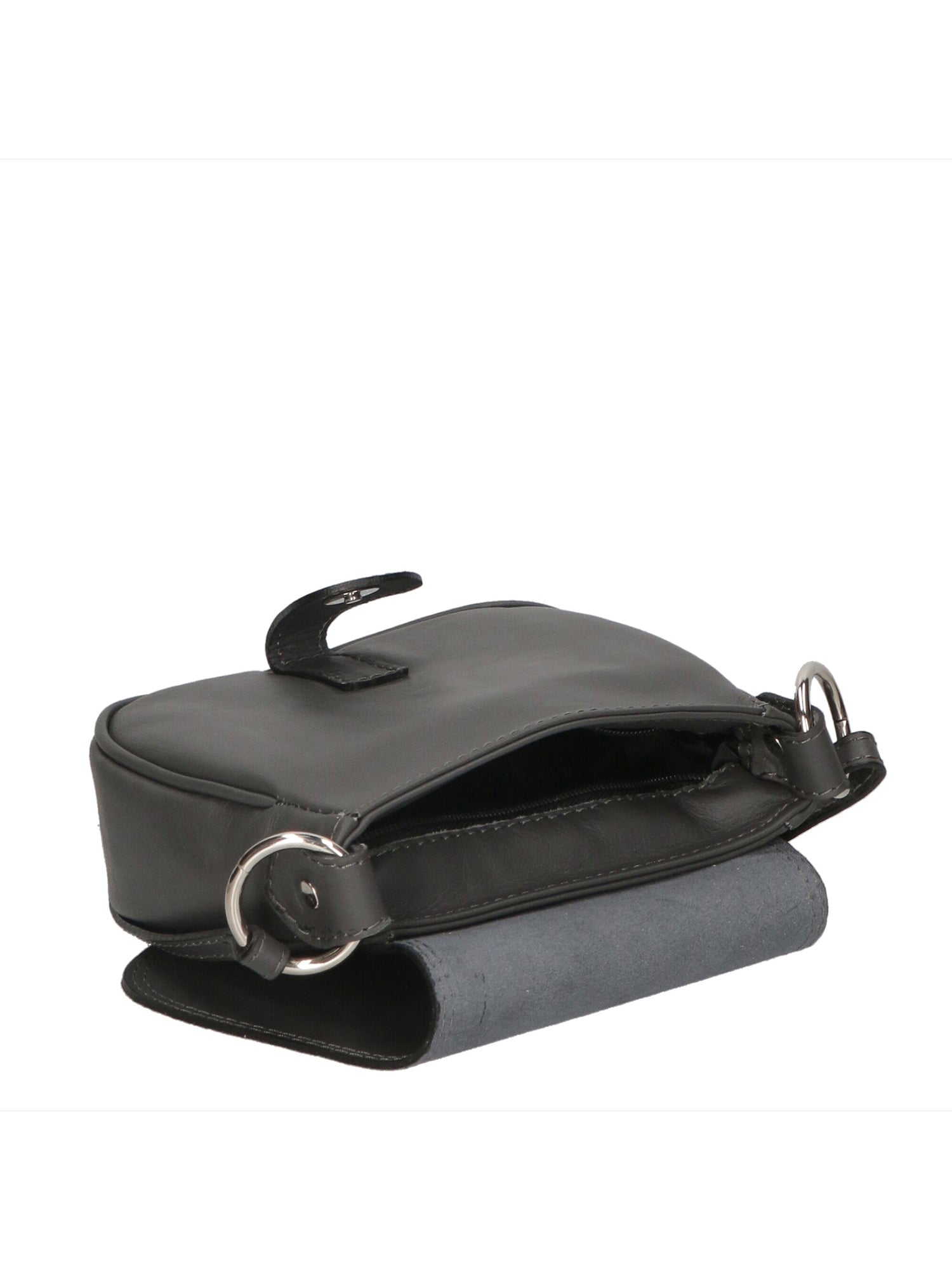 Borsa a tracolla da Donna Bianca in Vera Pelle Made in Italy 17x19x6 cm