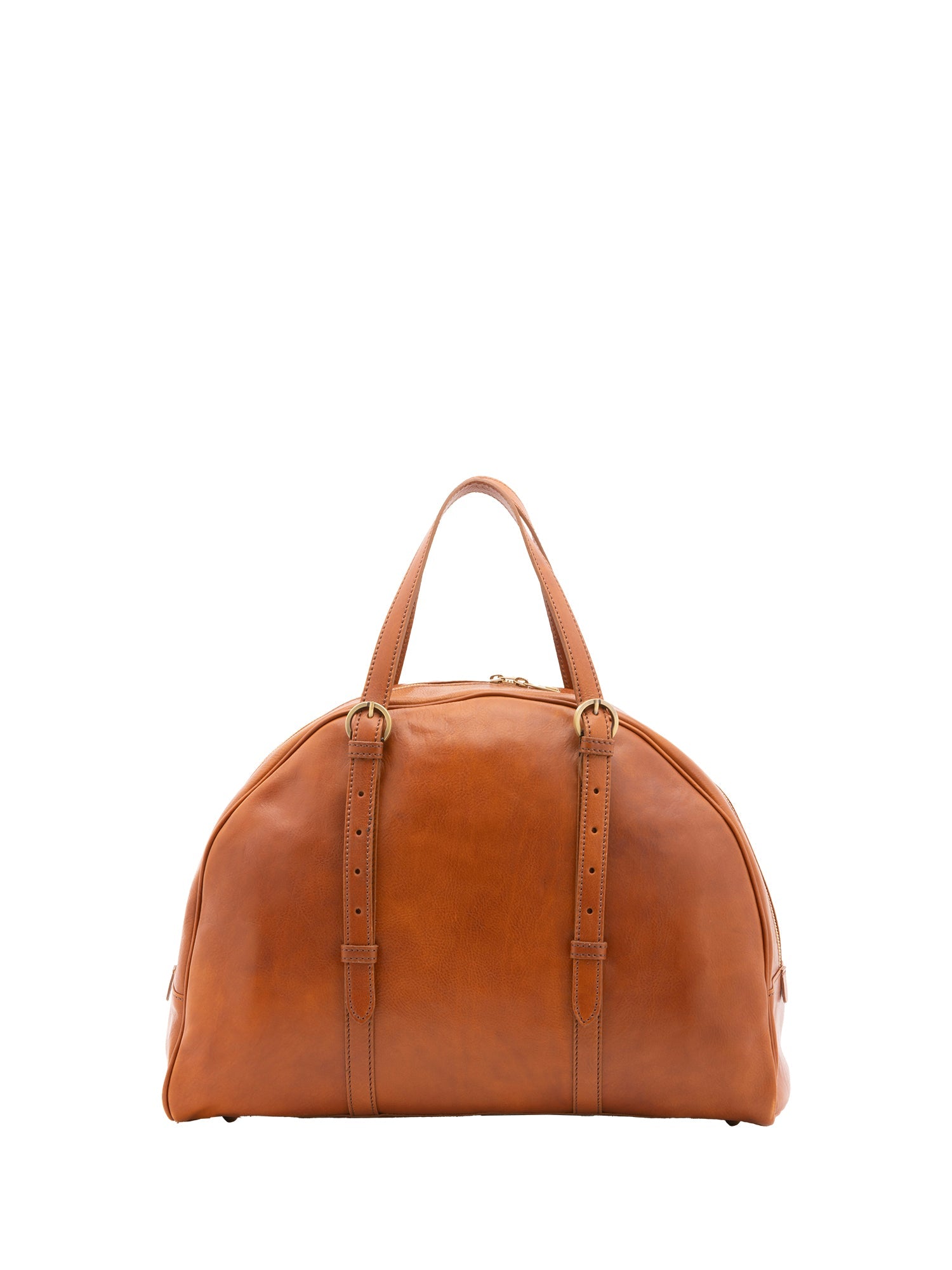 Borsa da viaggio unisex in vera pelle 100% cotone 4589-MIELE Alessia Firenze