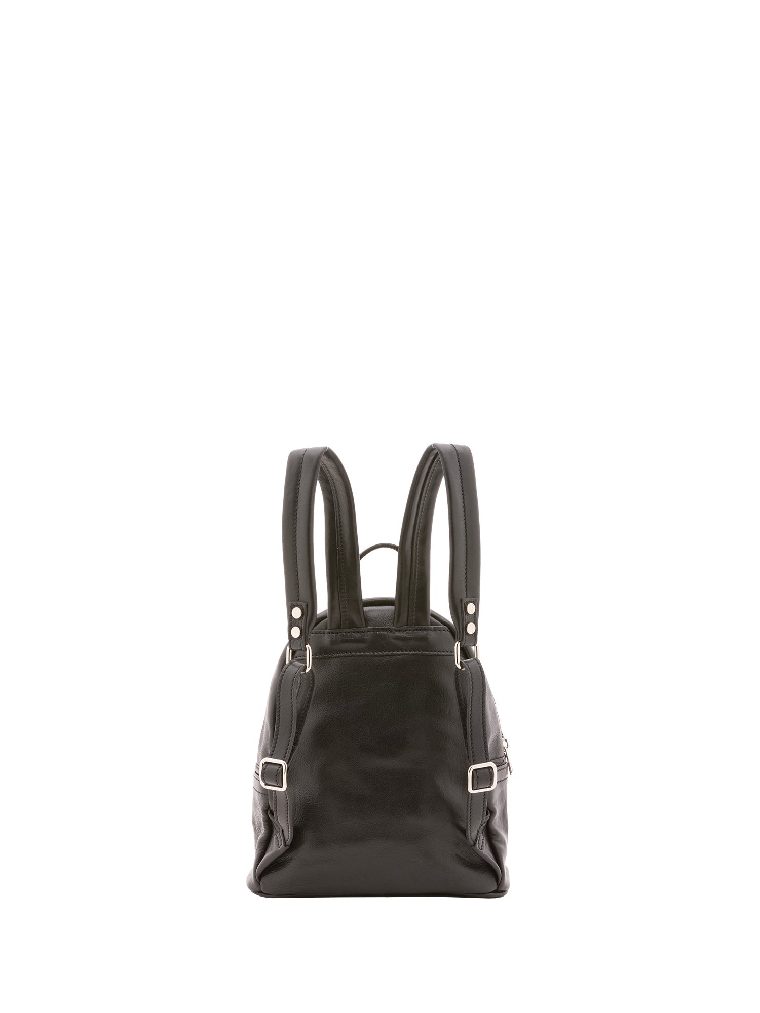 Zaino unisex in vera pelle 100% cotone 4460-NERO Alessia Firenze