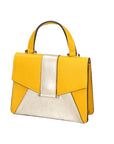 Nerina Borsa a mano da donna Vera pelle 191848-GIALLO+ORO Chiara Ferretti