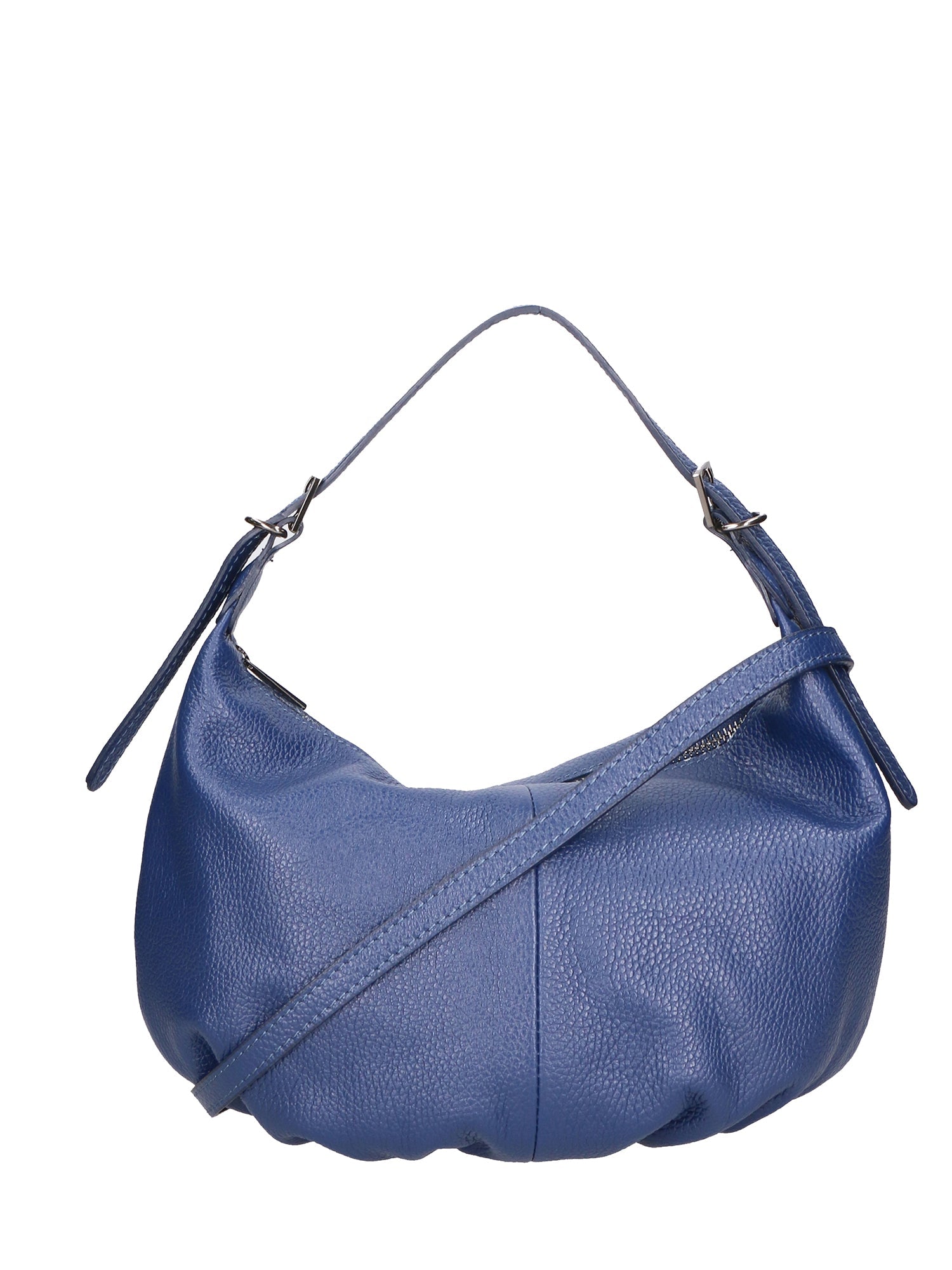 Licia Borsa a spalla da donna Vera pelle 06512-BLU Chiara Ferretti