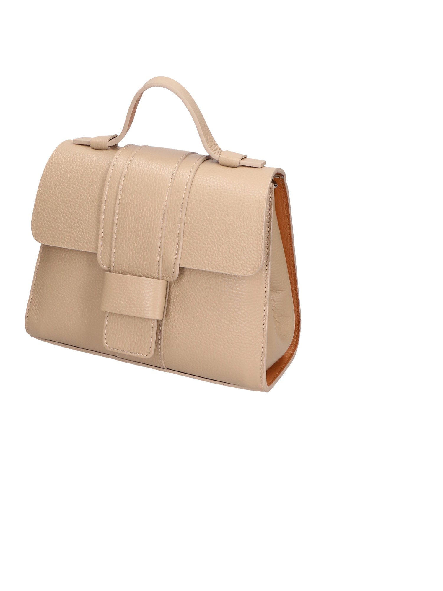 Gina Borsa a mano da donna Vera pelle 05926-D05 CAPPUCCINO + D44 CUOIO Chiara Ferretti