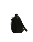 Embera Elite Borsa a tracolla donna Vera pelle scamosciata 8650-NERO Chiara Ferretti