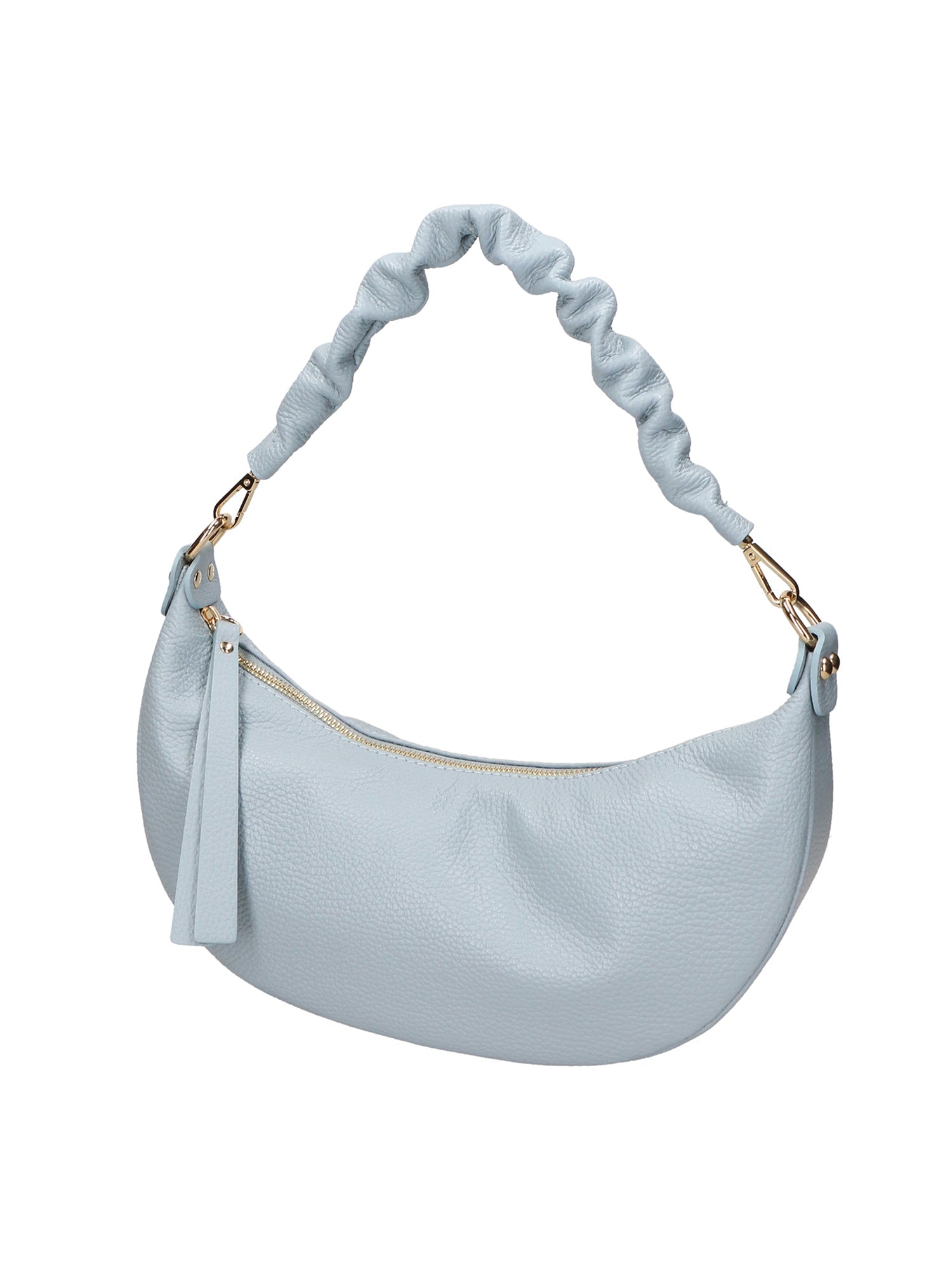 Ida Borsa a spalla da donna Vera pelle 05916-C92 CIELO Chiara Ferretti