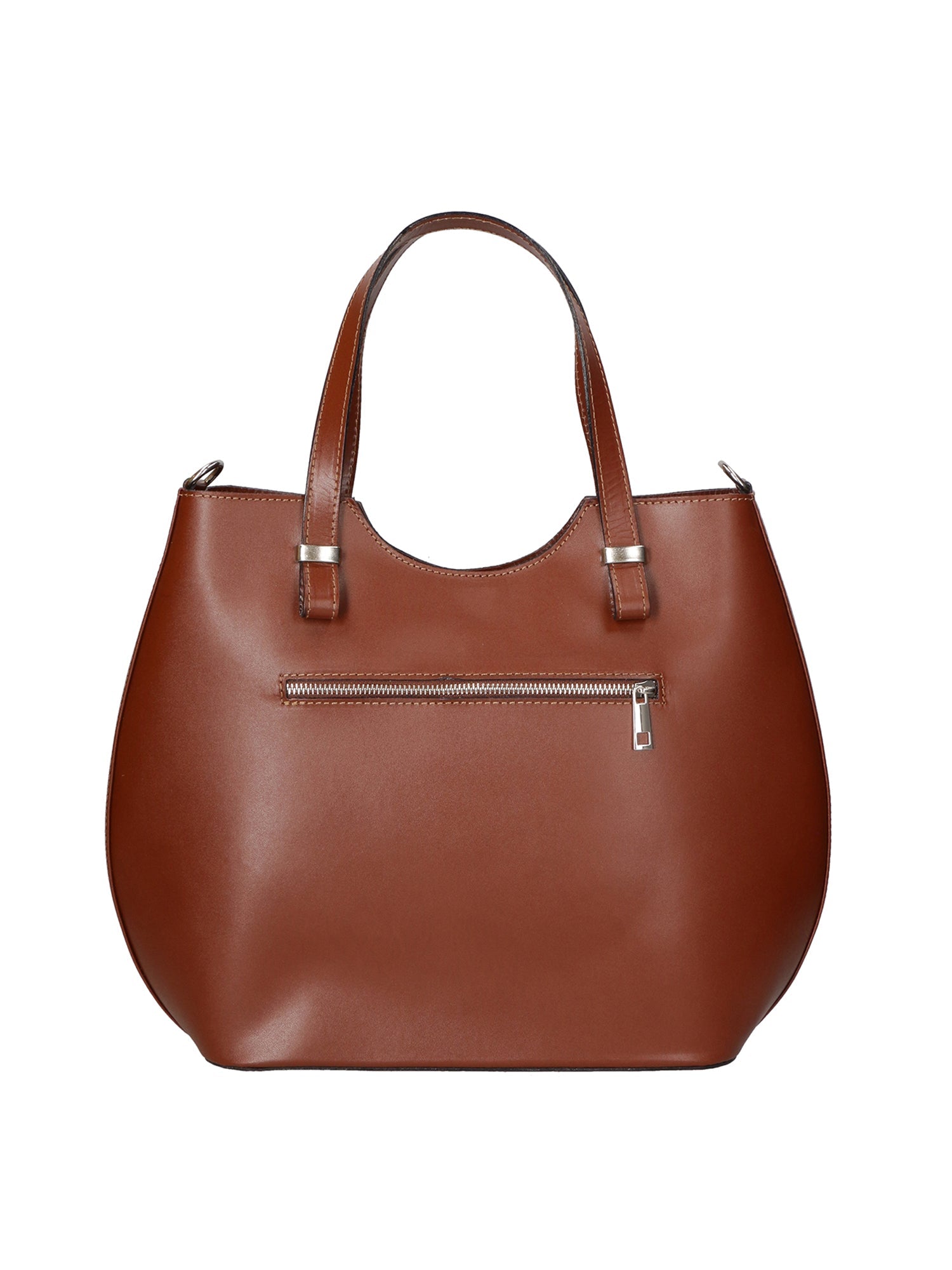 Egle Borsa a mano da donna Vera pelle 80046-MARRONE Chiara Ferretti