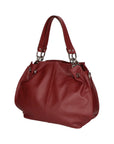 Ereba Borsa a mano da donna Made in Italy 100% pelle 3305-S34 BORDO Chiara Ferretti