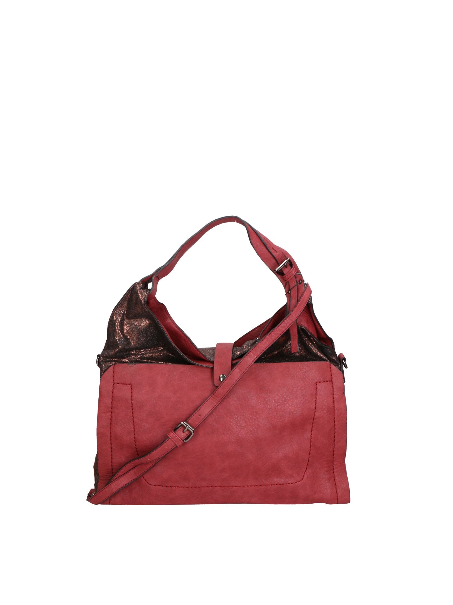 Edera Elite Borsa a spalla da donna Vera pelle LK0247-BORDEAUX Chiara Ferretti
