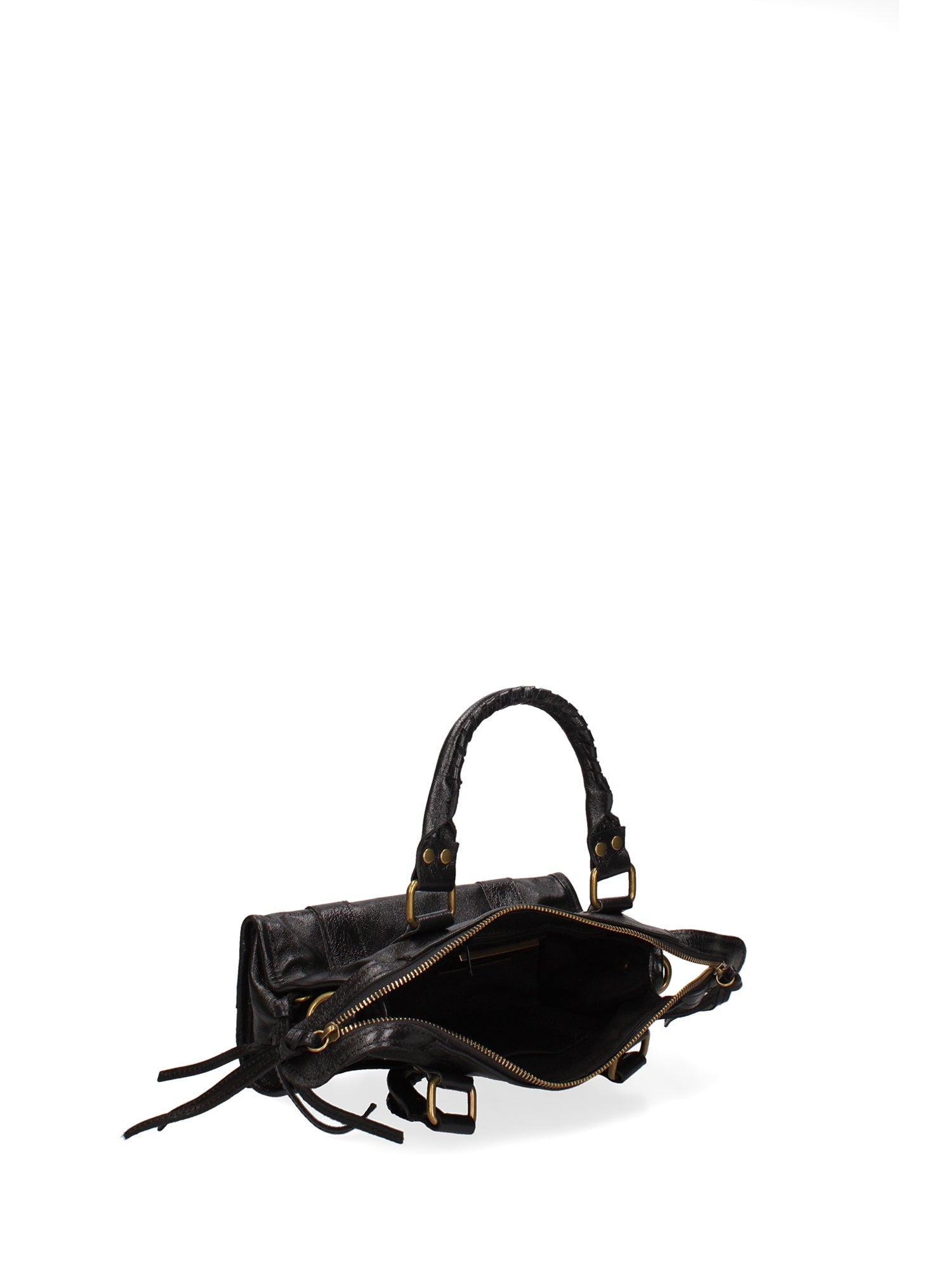 Borsa a spalla da donna In Vera pelle Made in Italy 25x15x10 cm