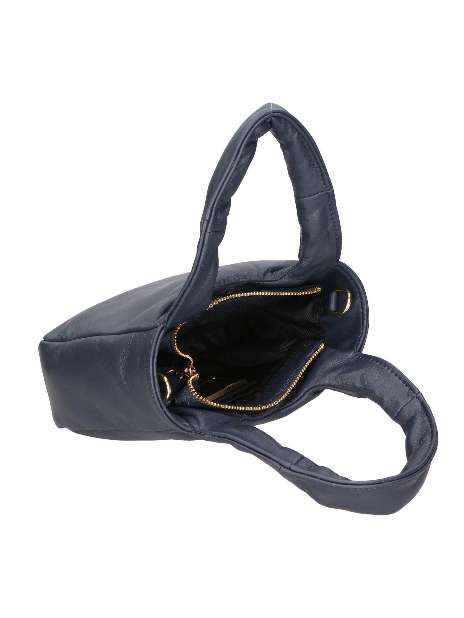 Virna Damenhandtasche aus echtem Leder, hergestellt in Italien, 17 x 24 x 8 cm