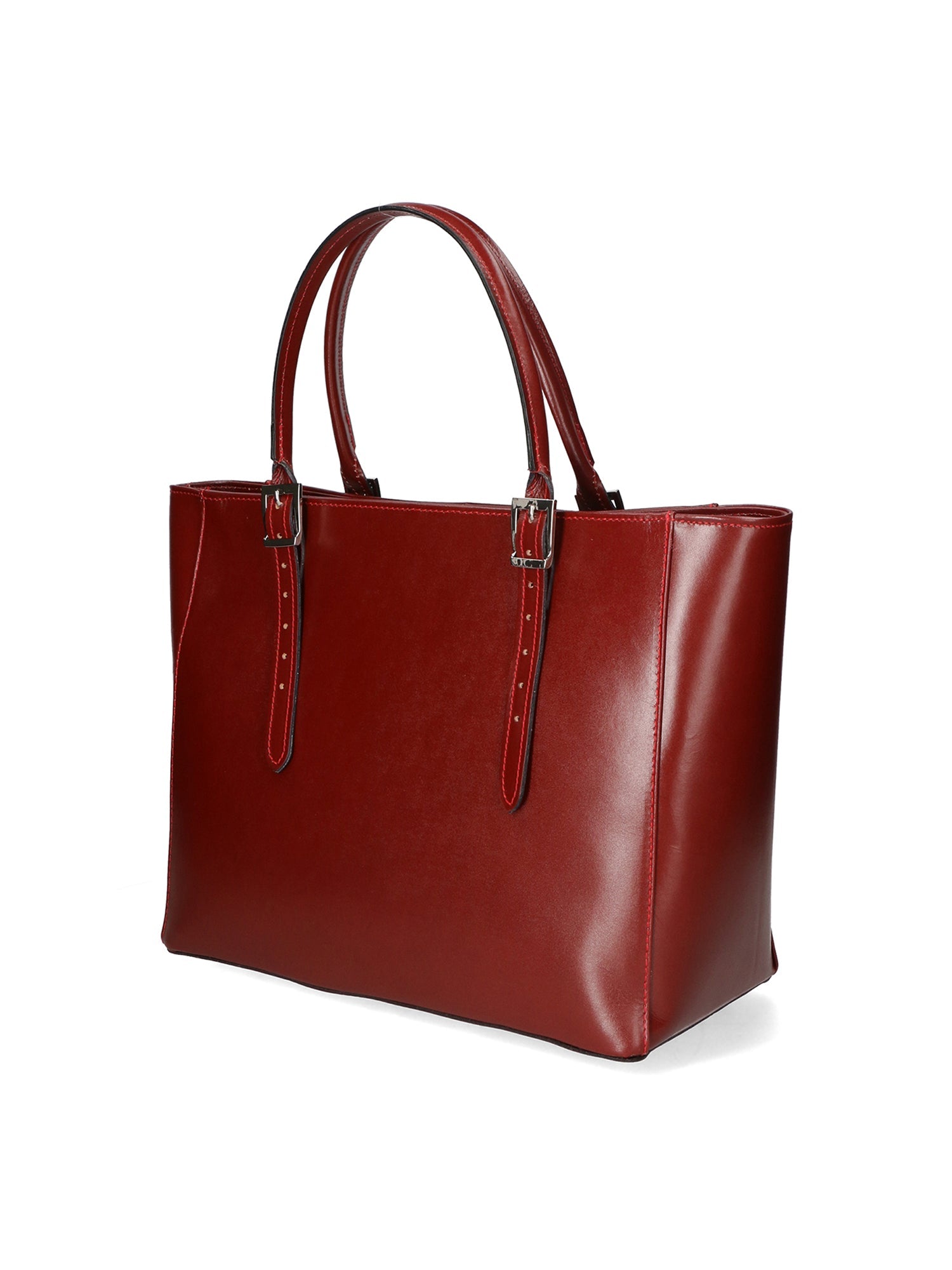 Fortunata Borsa a mano da donna Vera pelle 9119-ROSSO RED Chiara Ferretti