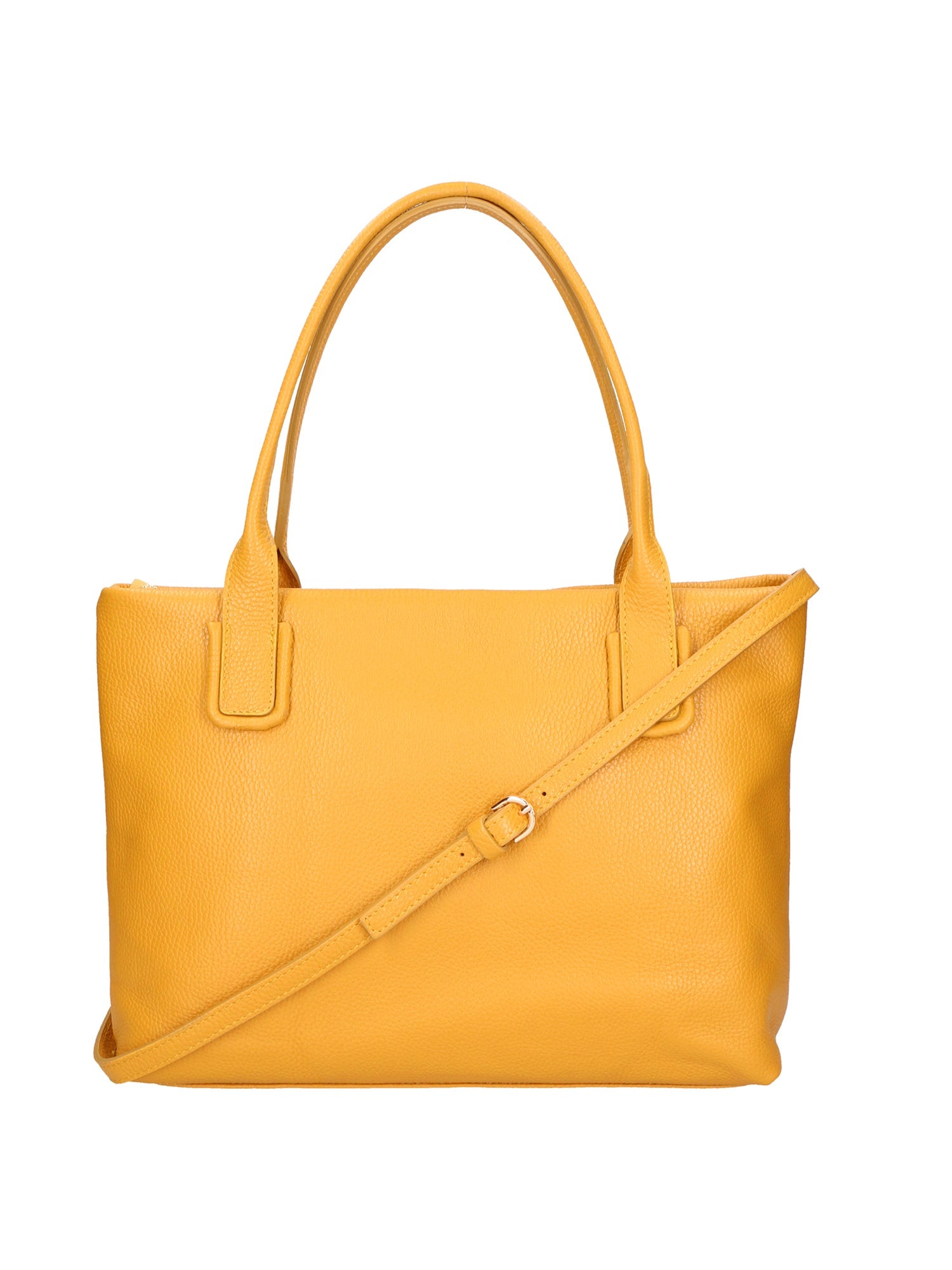 Lorena Borsa a spalla da donna Vera pelle 06506-D36 SENAPE Chiara Ferretti