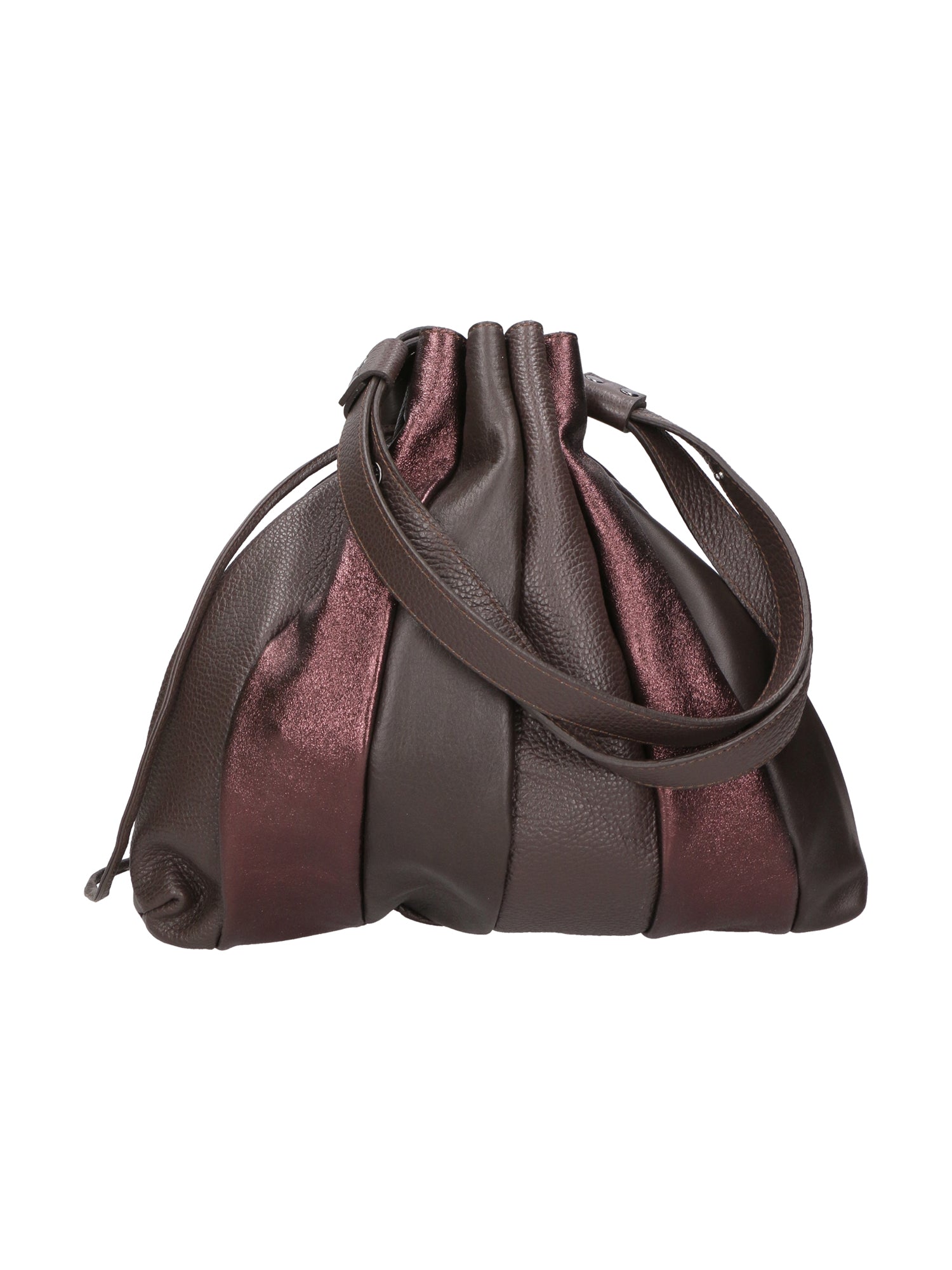 Nunzia Borsa a spalla da donna Vera pelle 576042-T.MORO DARK BROWN Chiara Ferretti