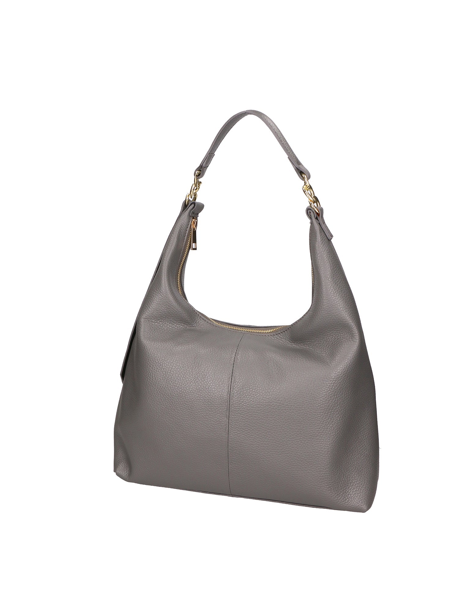 Ursula Borsa a spalla da donna Vera pelle 06673-D27 GRIGIO SCURO Chiara Ferretti