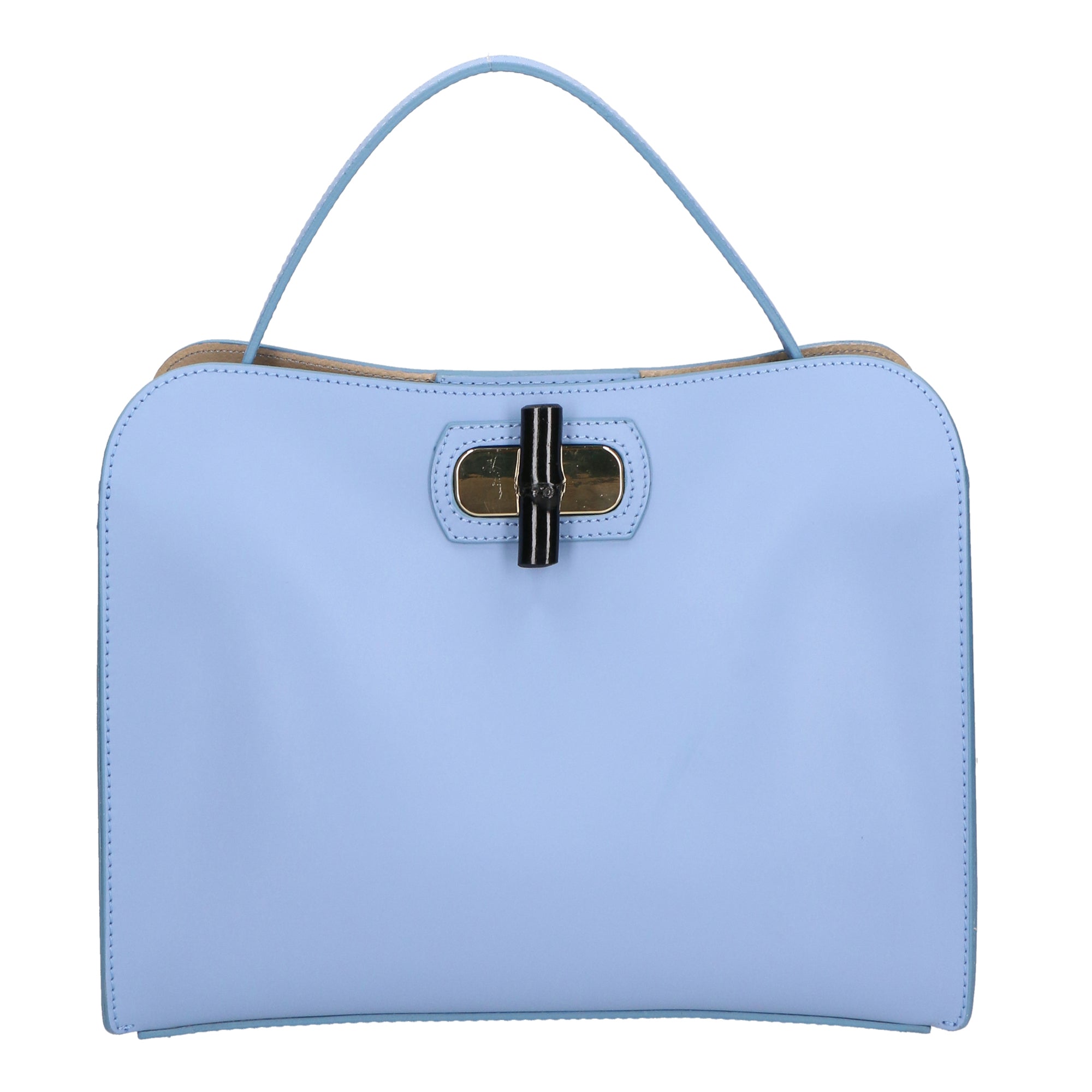 Kashia Borsa a mano da donna 100% pelle 06012-L220 AZZURRO Chiara Ferretti