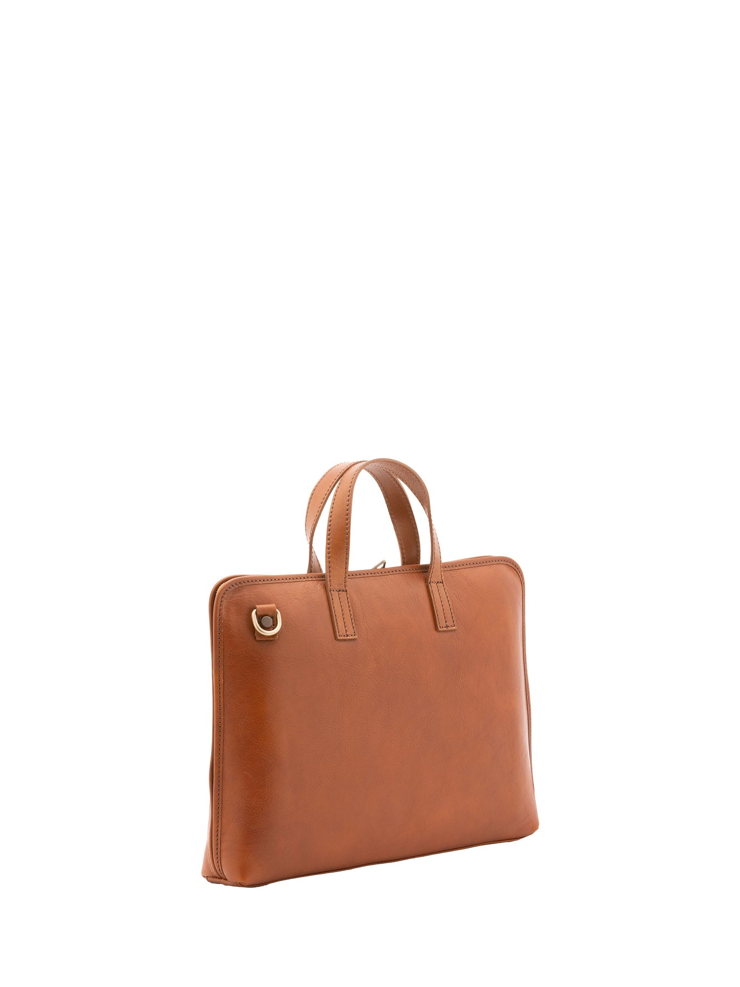 Borsa a mano unisex in vera pelle 100% cotone 4453-MIELE Alessia Firenze