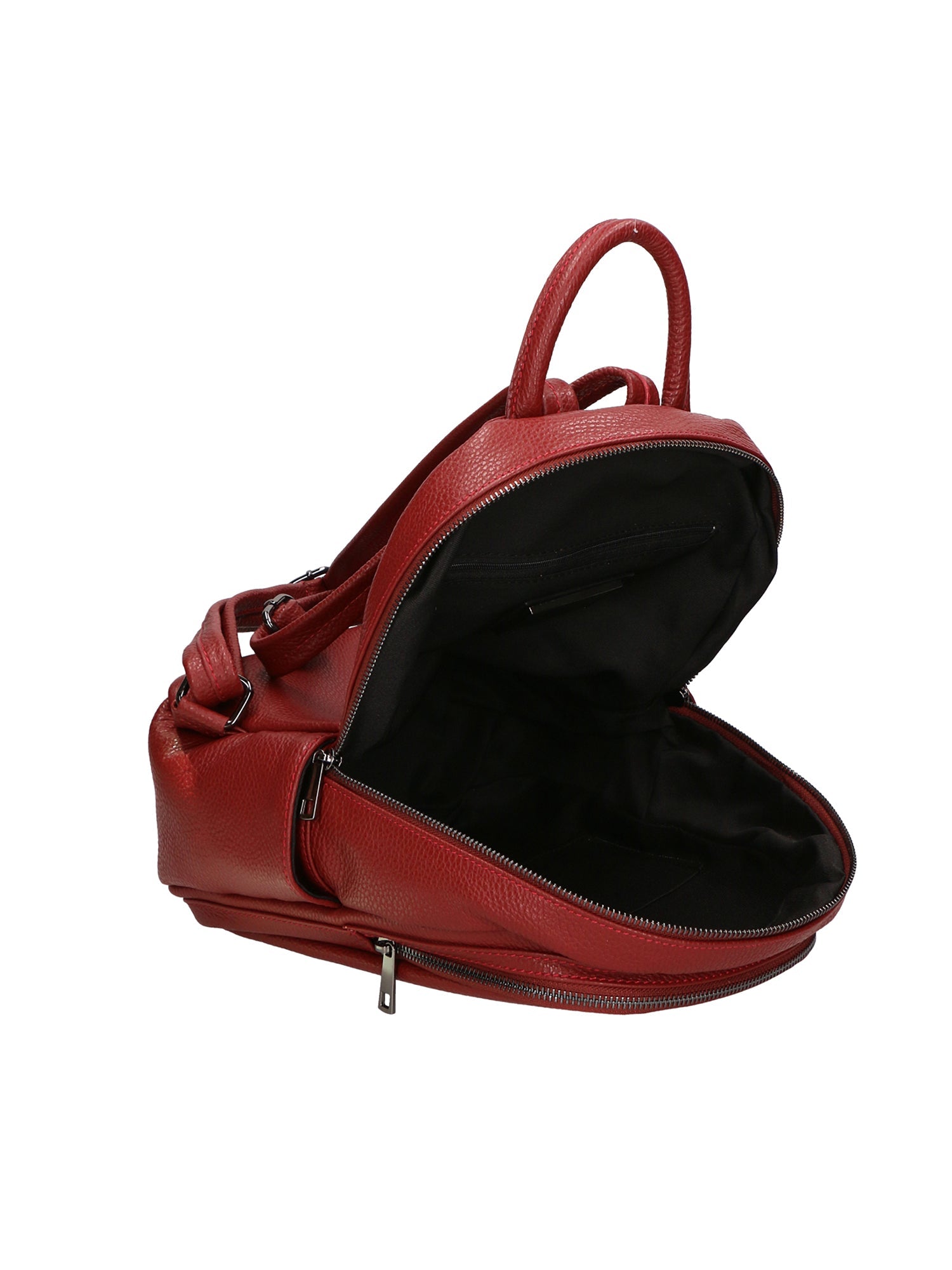 Vida 06522-D10 ROSSO SCURO Zaino da donna in vera pelle DARK RED Chiara Ferretti