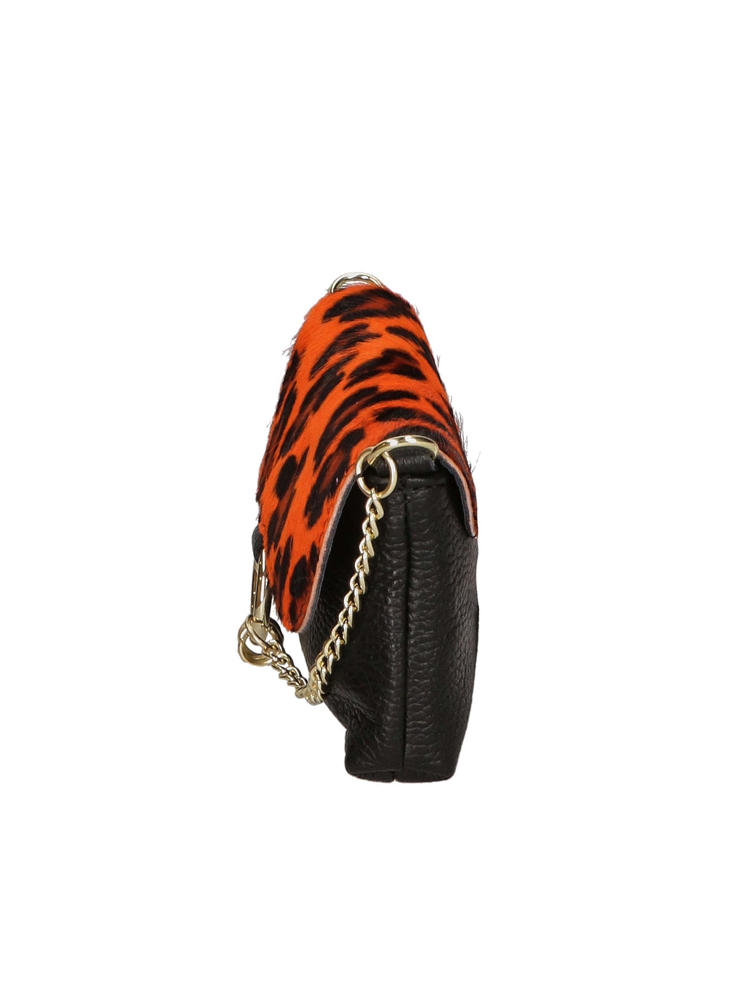 Alda Damen-Clutch aus echtem Leder, hergestellt in Italien, 10 x 18 x 5 cm