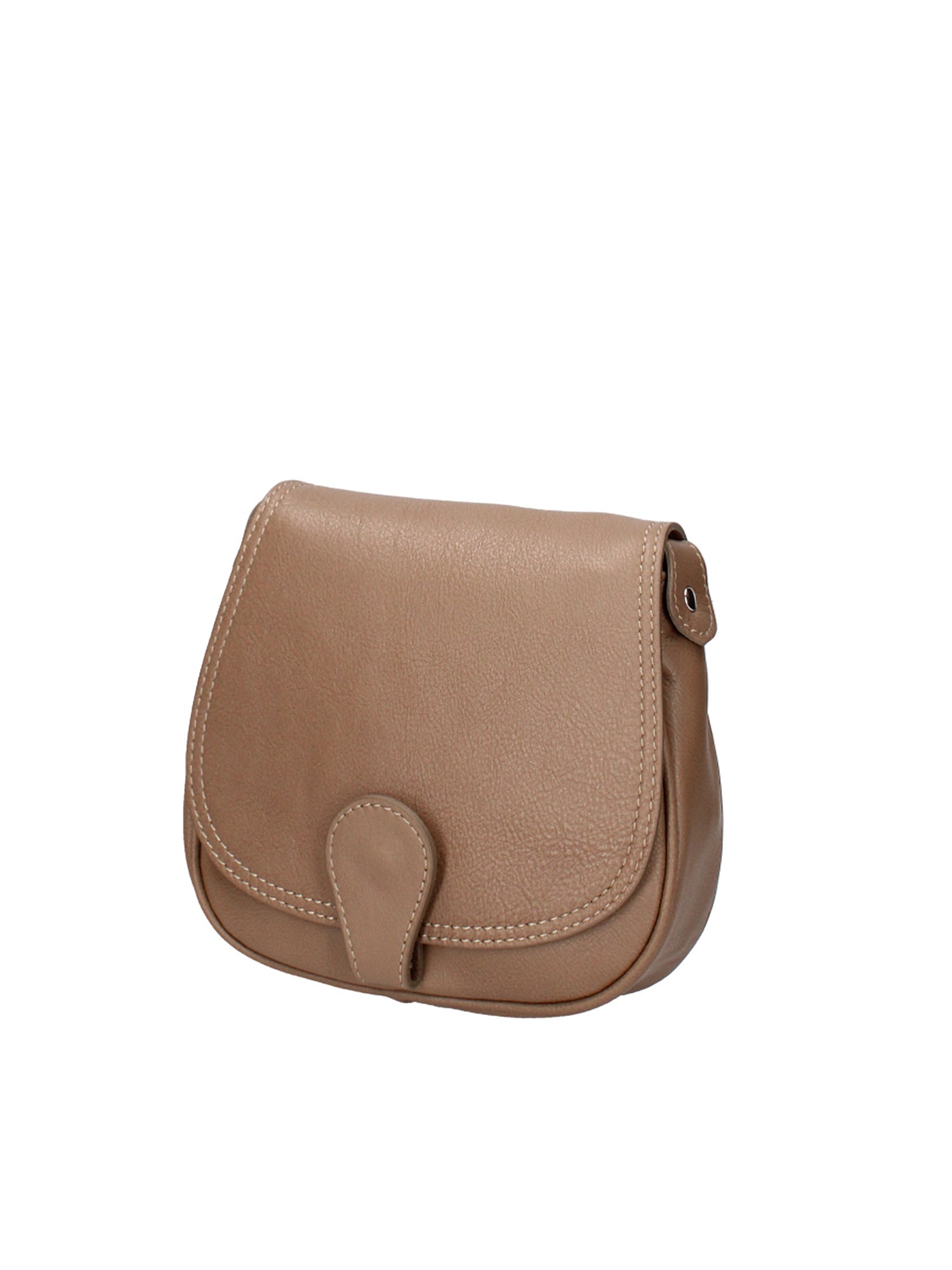 Bianca Borsa a tracolla da donna Vera pelle 10016 1020-S240 TAUPE SCURO Chiara Ferretti