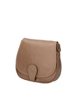 Bianca Borsa a tracolla da donna Vera pelle 10016 1020-S240 TAUPE SCURO Chiara Ferretti