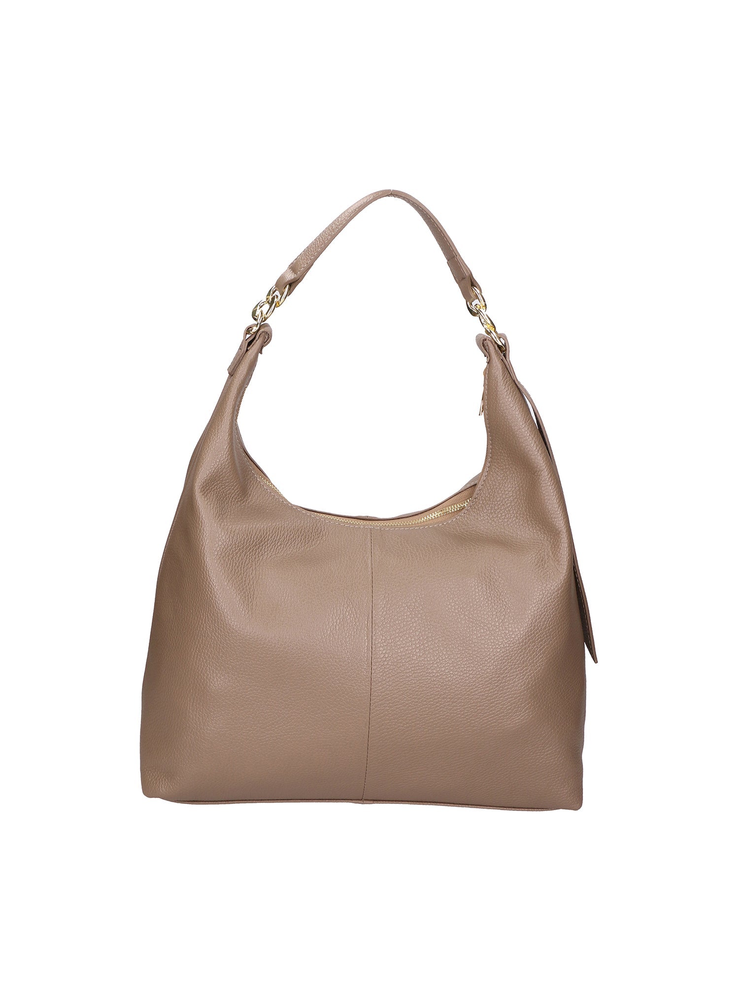 Ursula Borsa a spalla da donna Vera pelle 06673-D40 TAUPE Chiara Ferretti
