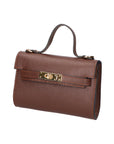 Uma Borsa a mano da donna Vera pelle 06525-D223 cioccolato Chiara Ferretti