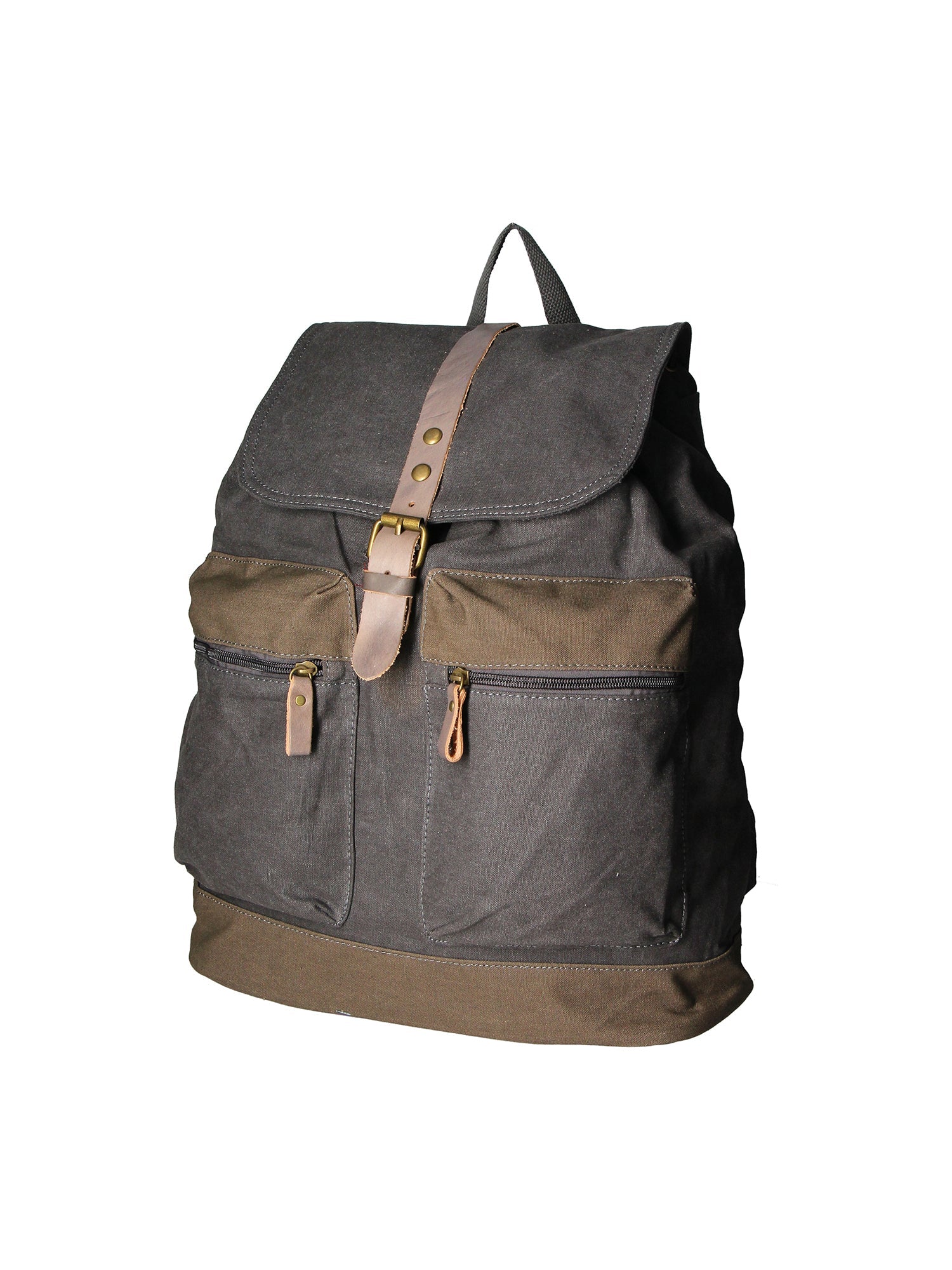 Mavi’ ZG3013-NERO BLACK Zaino unisex in canvas e vera pelle Chiara Ferretti