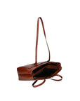 Flaviana Borsa a tracolla unisex Vera pelle 9117-NERO BLACK Chiara Ferretti