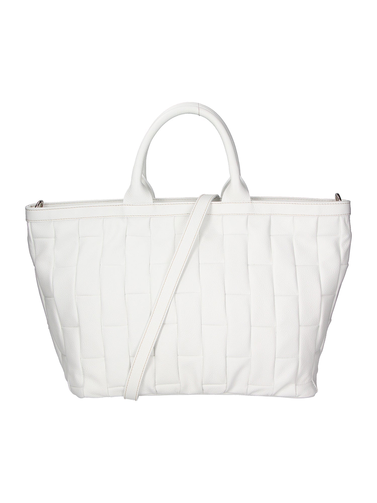 Olivia Borsa a mano da donna 100% pelle KAN 05-BIANCO Chiara Ferretti