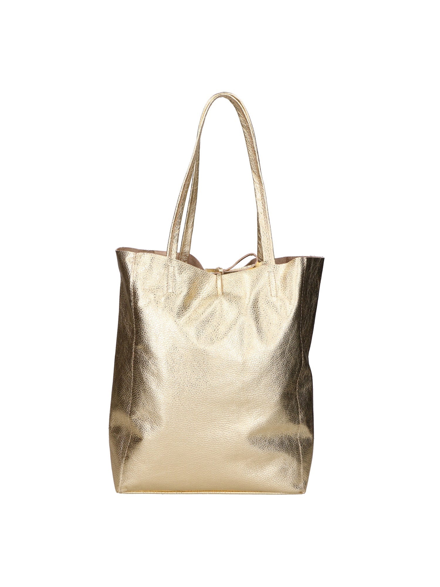 Genny Women's Shoulder Bag in Genuine Leather Made in Italy 36x40x11 cm