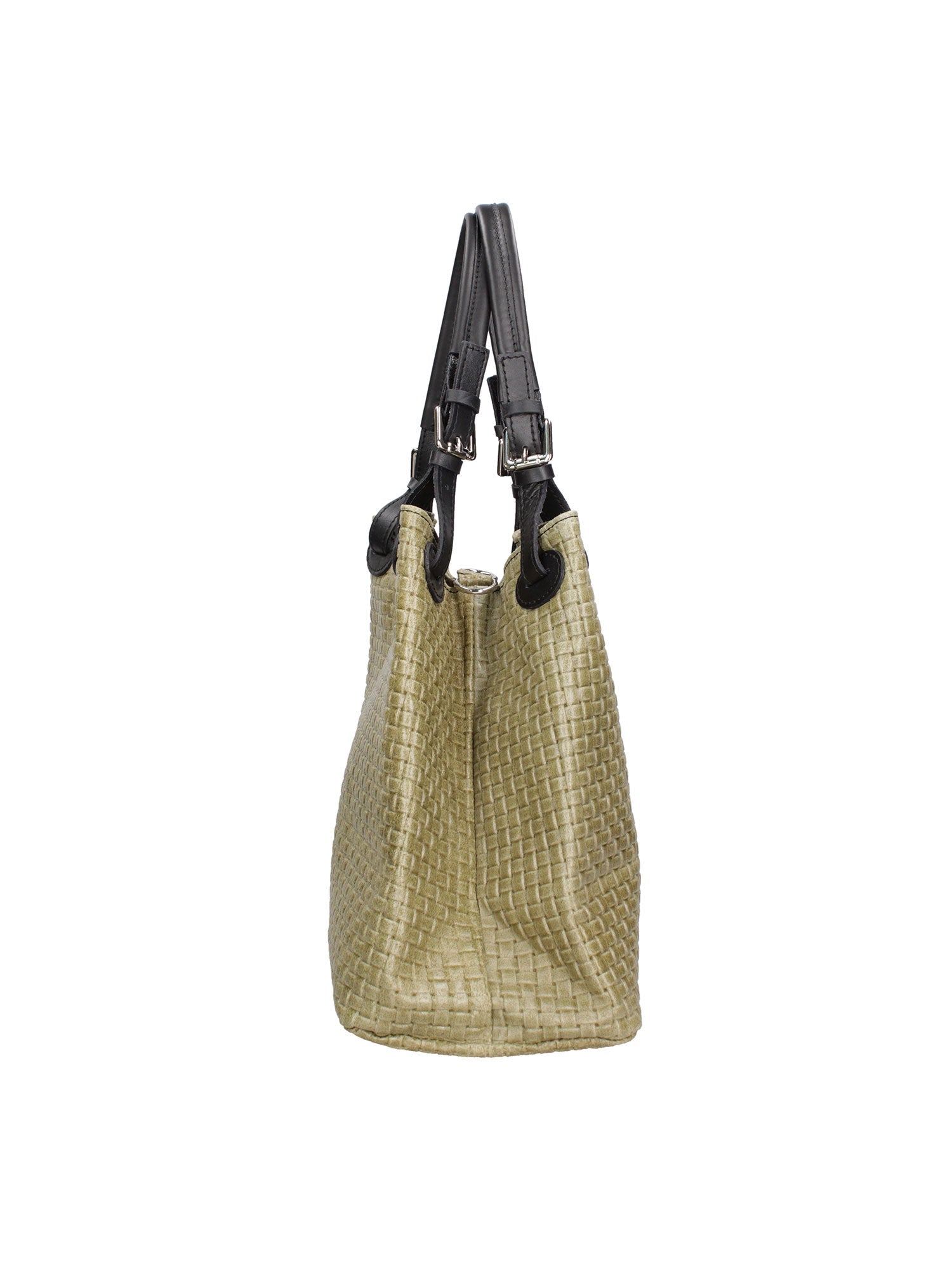 Araminta Borsa Shopper da donna Vera Pelle 80047-025 VERDE MILITARE Chiara Ferretti
