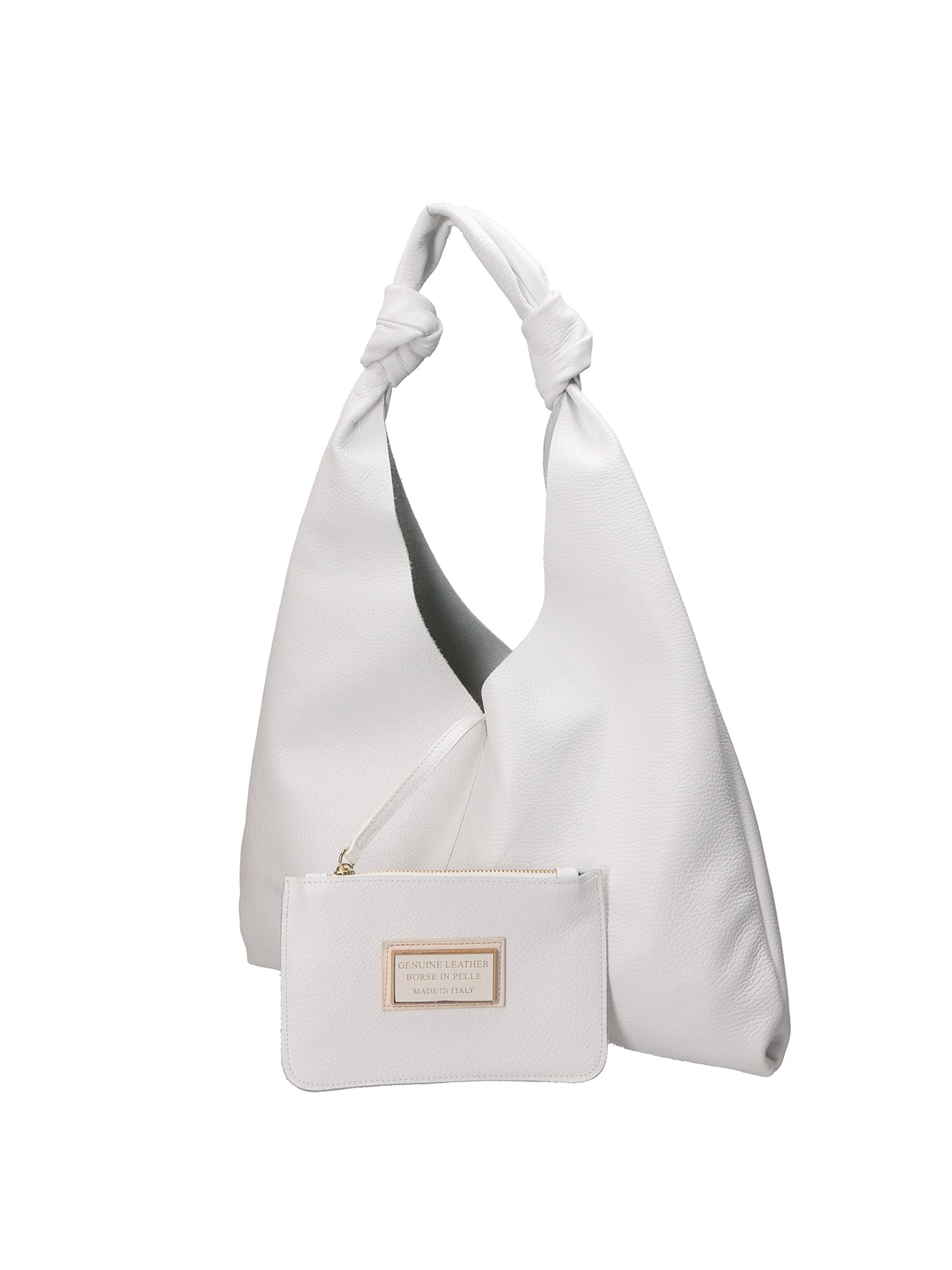 Gwenda Borsa a spalla da donna Vera pelle 06008-BIANCO WHITE Chiara Ferretti
