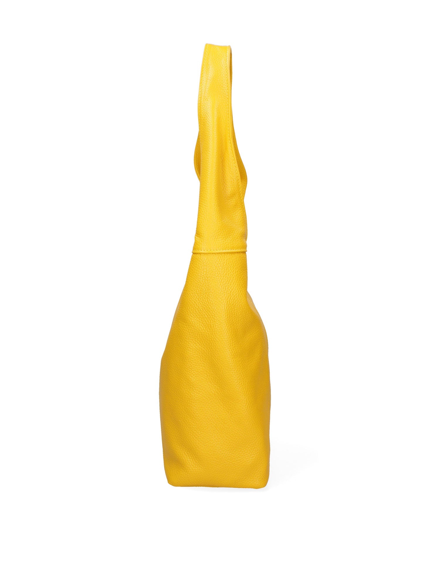 Aria Borsa a mano da donna 100% pelle 07029-D04 GIALLO Chiara Ferretti