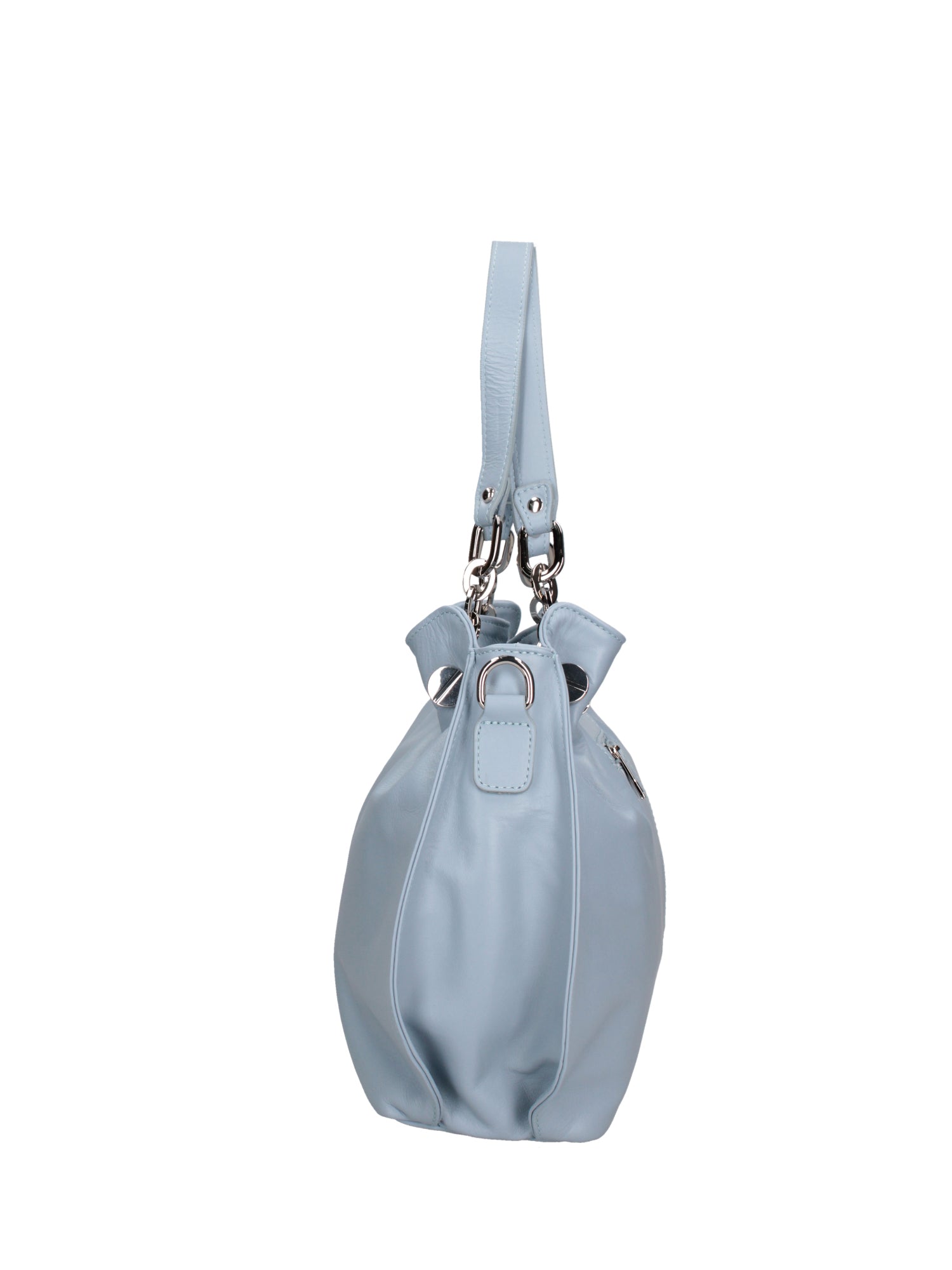 Ereba Borsa a mano da donna Made in Italy 100% pelle 3305-S92 CELESTE Chiara Ferretti